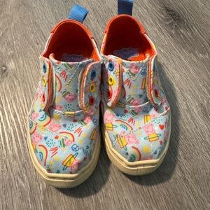 Peppa Pig Toms (toddler size 7)
